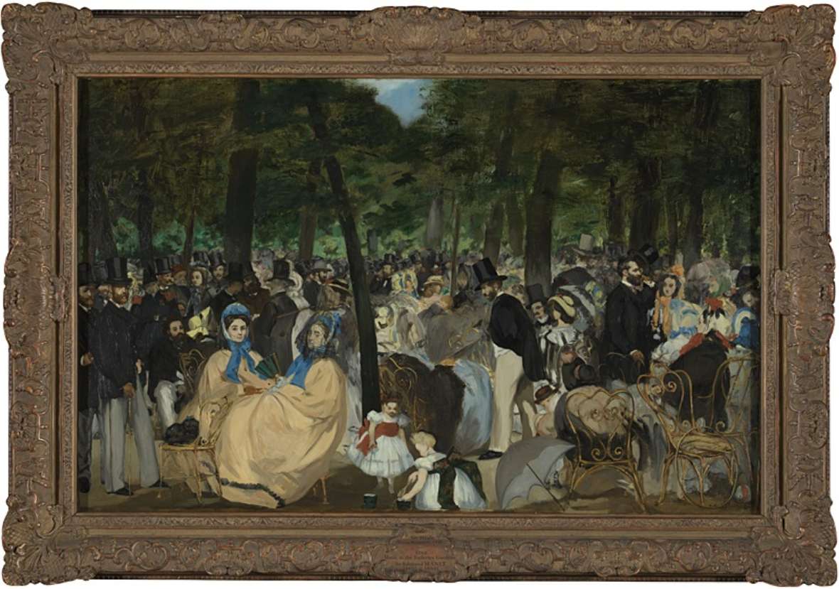 Edouard Manet, Musik in den Tuileries, 1862